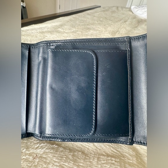 Christian Dior Blue Canvas Trifold Wallet - Picture 8 of 15